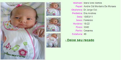 PACIENTES DA DRA ANDRÉA: LUISA IVES MONTEIRO MORAES