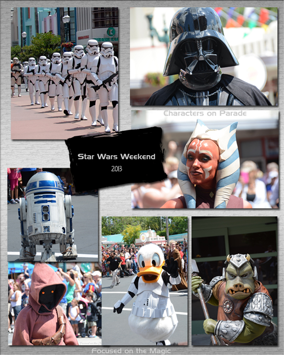 Star Wars Weekend Characters on Parade! 