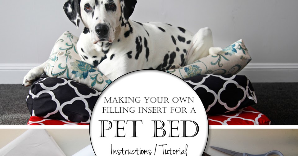 Dalmatian DIY Making Your Own Simple Dog Bed Insert Cushions
