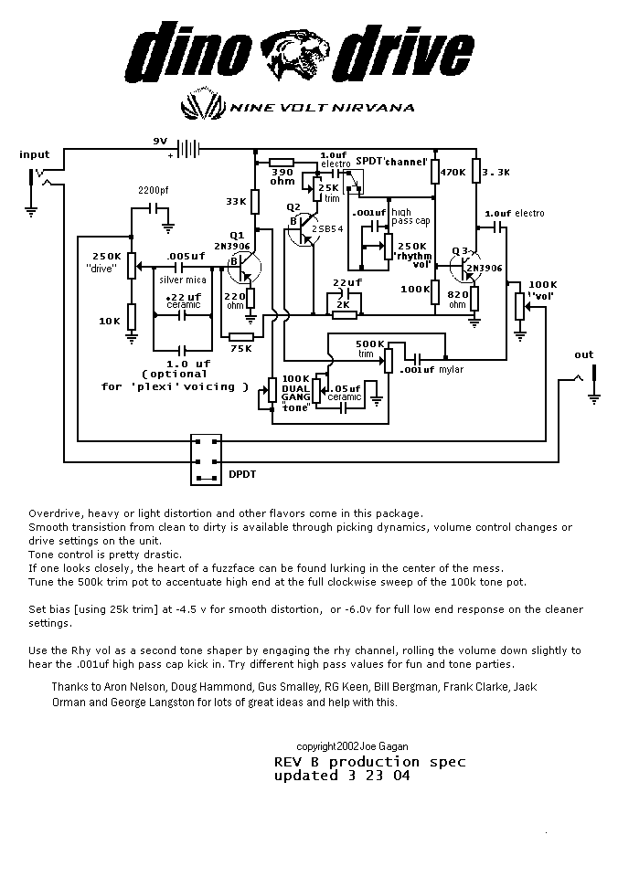 StompBoXed - The Guitar Pedal Builders Repository: Dino Drive