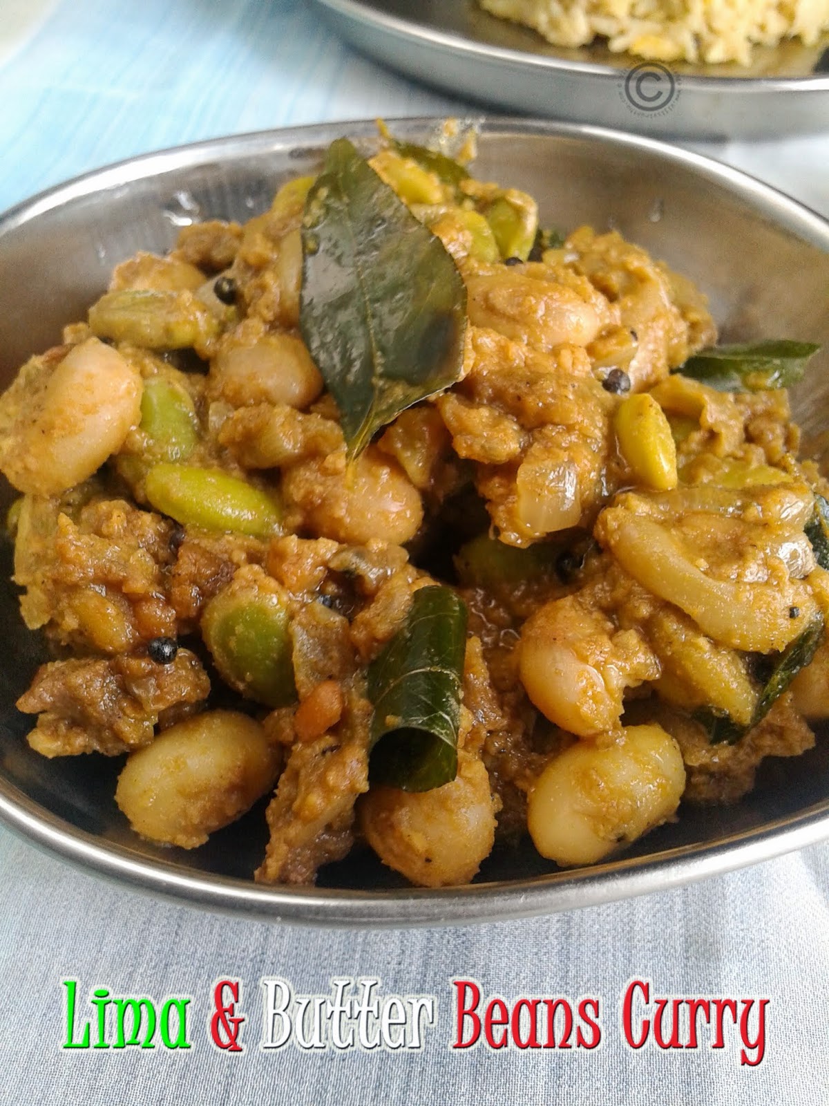 VIRUNTHU UNNA VAANGA LIMA & BUTTER BEANS CURRY I MOCHAI BUTTER BEANS