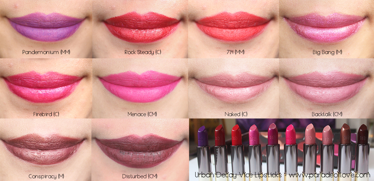 Arm yourself with Urban Decay’s Vice 100 Lipsticks - Wende’s Top 10 Picks: ...