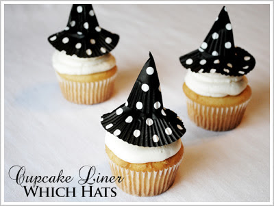cupcakes con sombrero de bruja