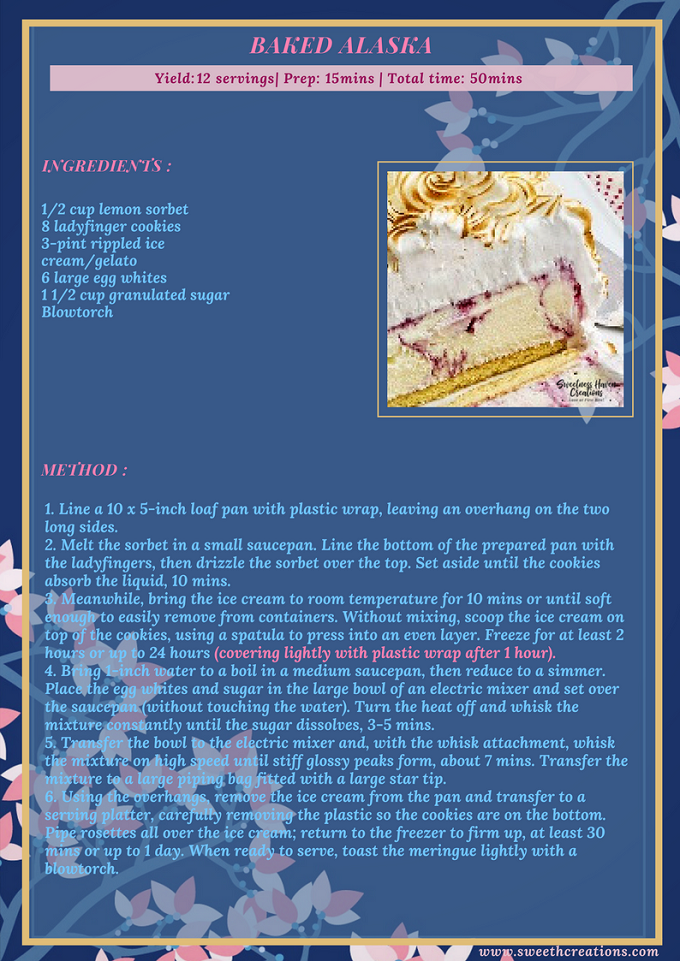 BAKED ALASKA RECIPE SHC 15 EASY DELISH SUMMER DESSERT RECIPES