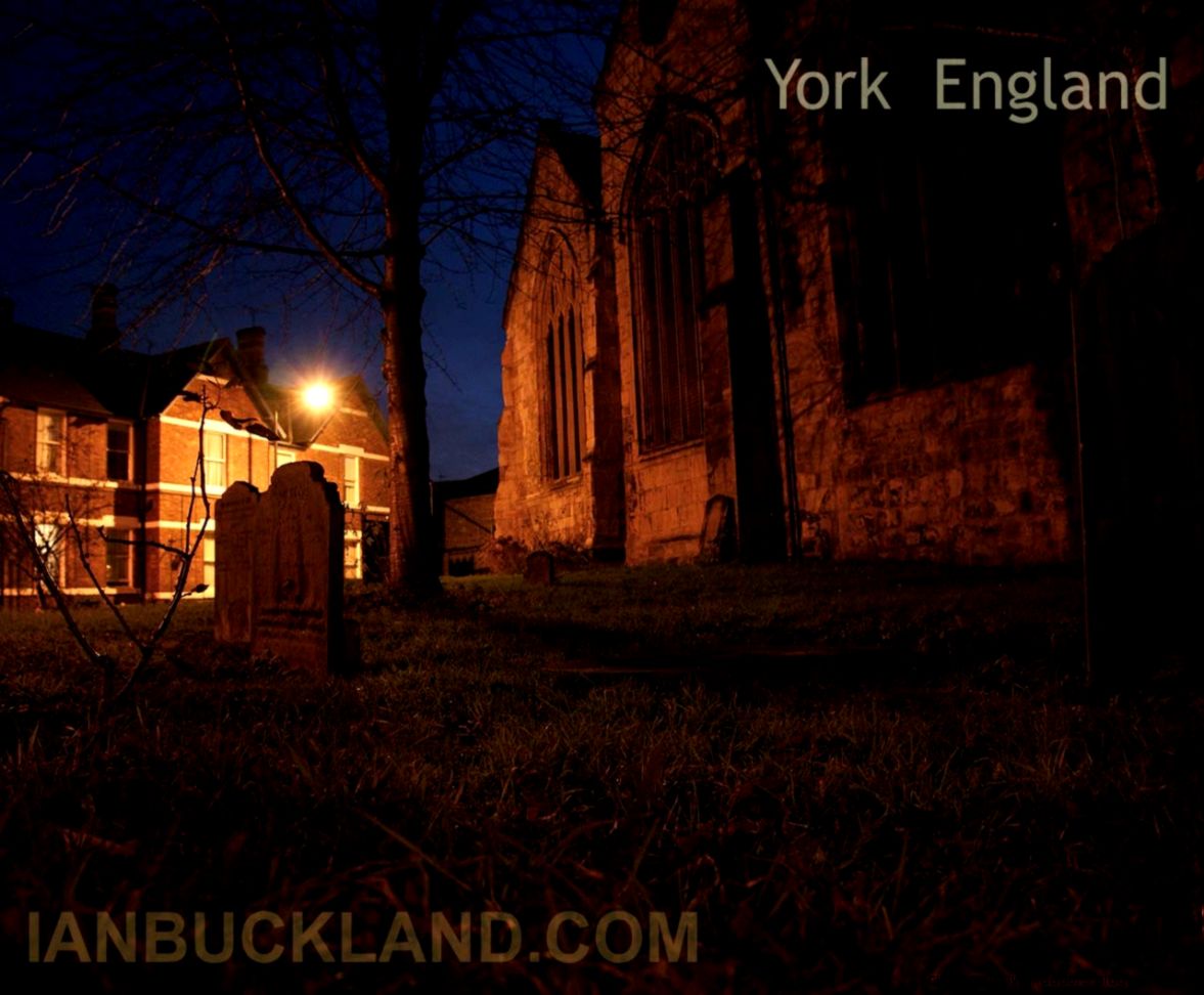 Graveyard York Northern England Night Medieval Free Desktop