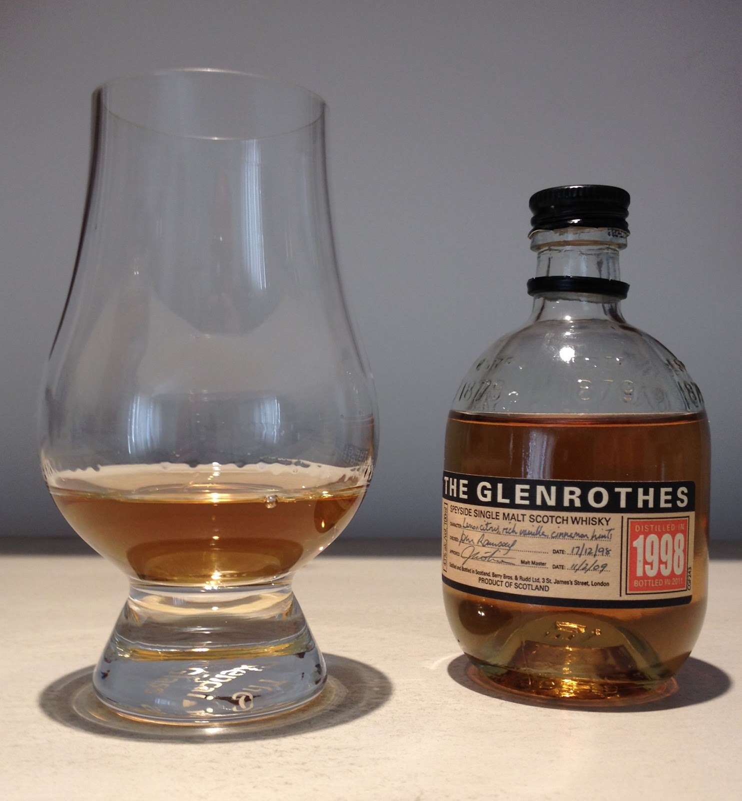 Best Shot Whisky Reviews Glenrothes 1998
