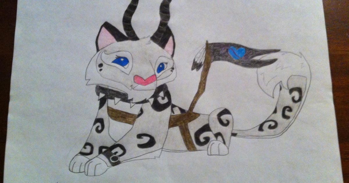 The Animal Jam Whip Snow Leopard Fan Art