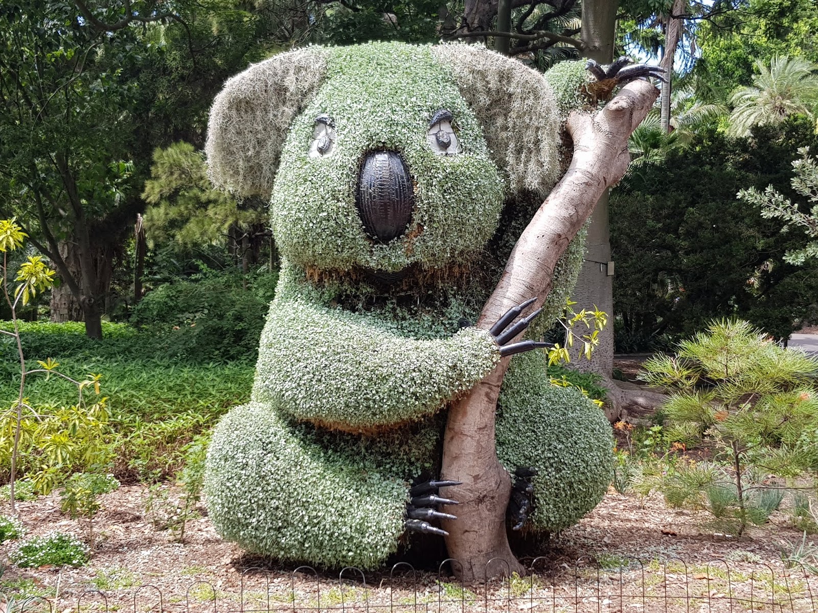 Sydney City and Suburbs Botanic Gardens, mosaiculture (Theme Day Green)