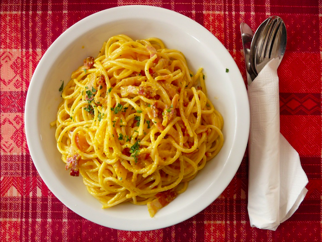 pasta carbonara rome