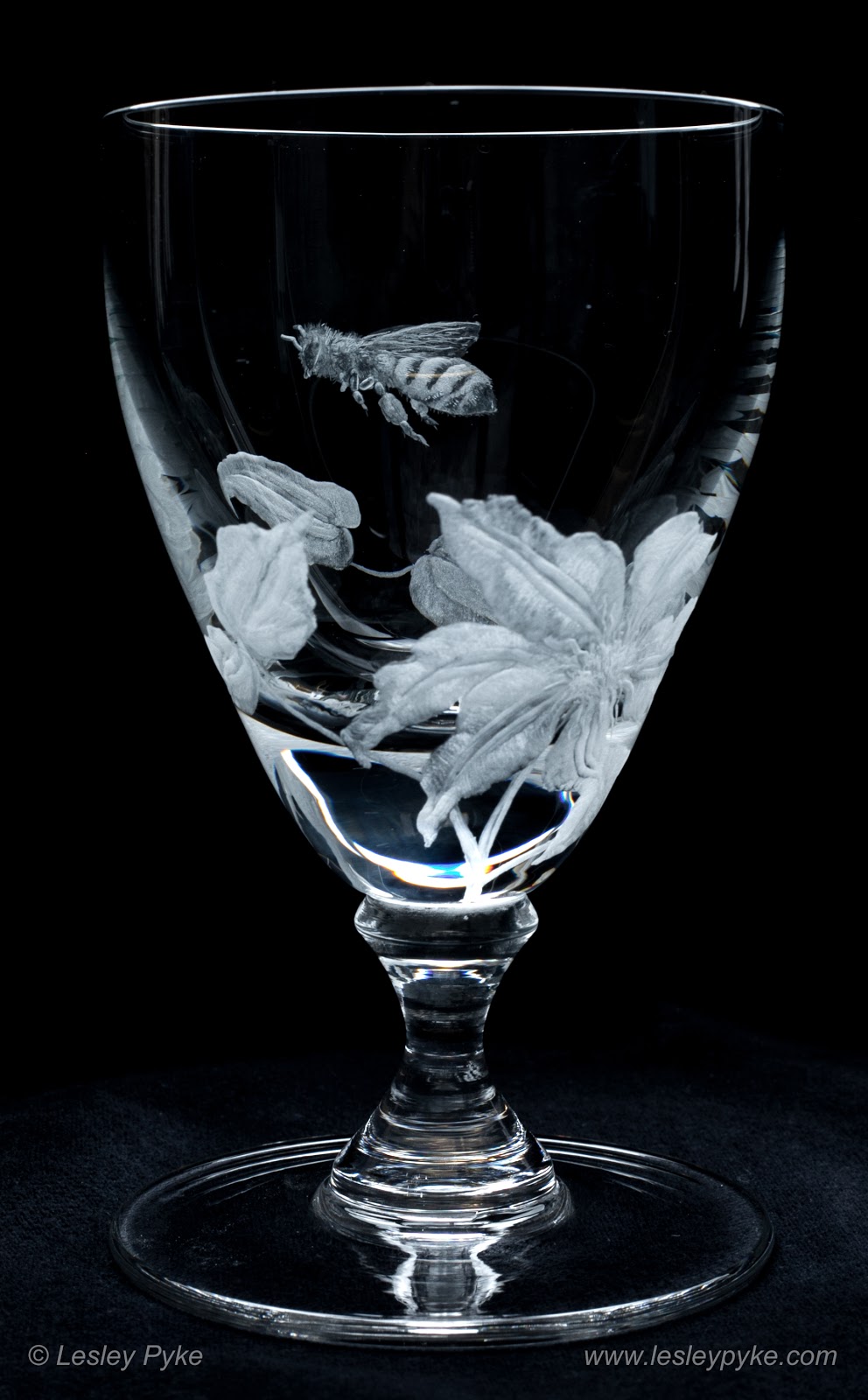 Lesley Pyke Glass Engraver, creating Glass Engraving lessons / Engraved  glass tuition / glas