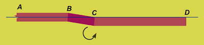 Bends are given at two points to avoid eccentricity at a lapped splice or joint.