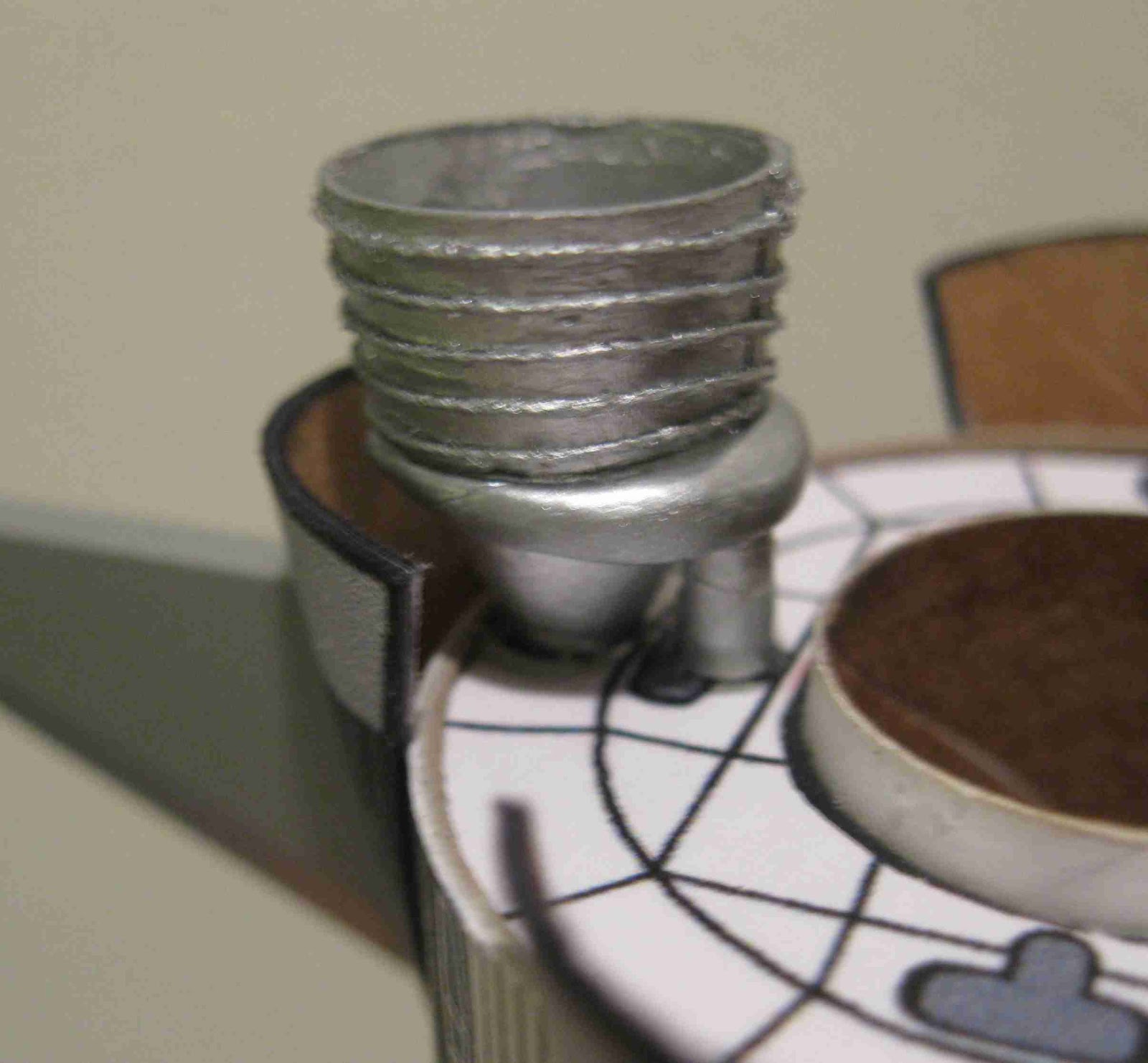 Model Rocket Building Dr. Zooch Saturn V Build Step 10C Gluing on the