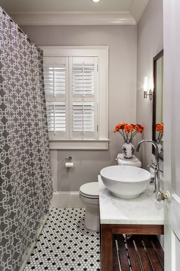 Ideas for small bathrooms – the square skillfully exploit