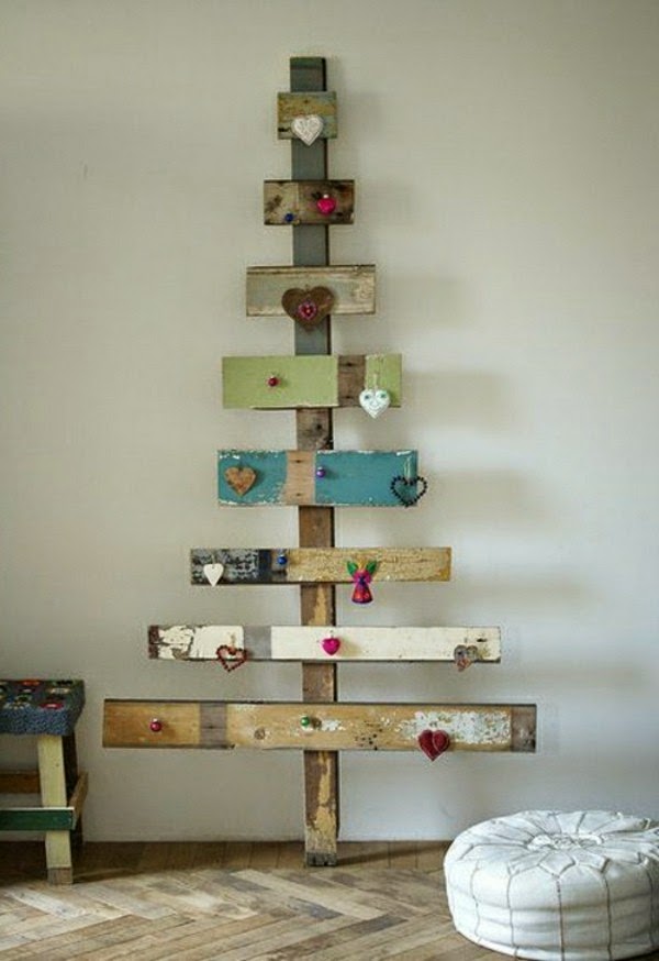 Original decorations from wooden pallets
