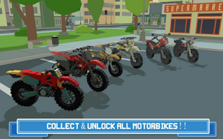 Moto Rider 3D: Blocky City 17