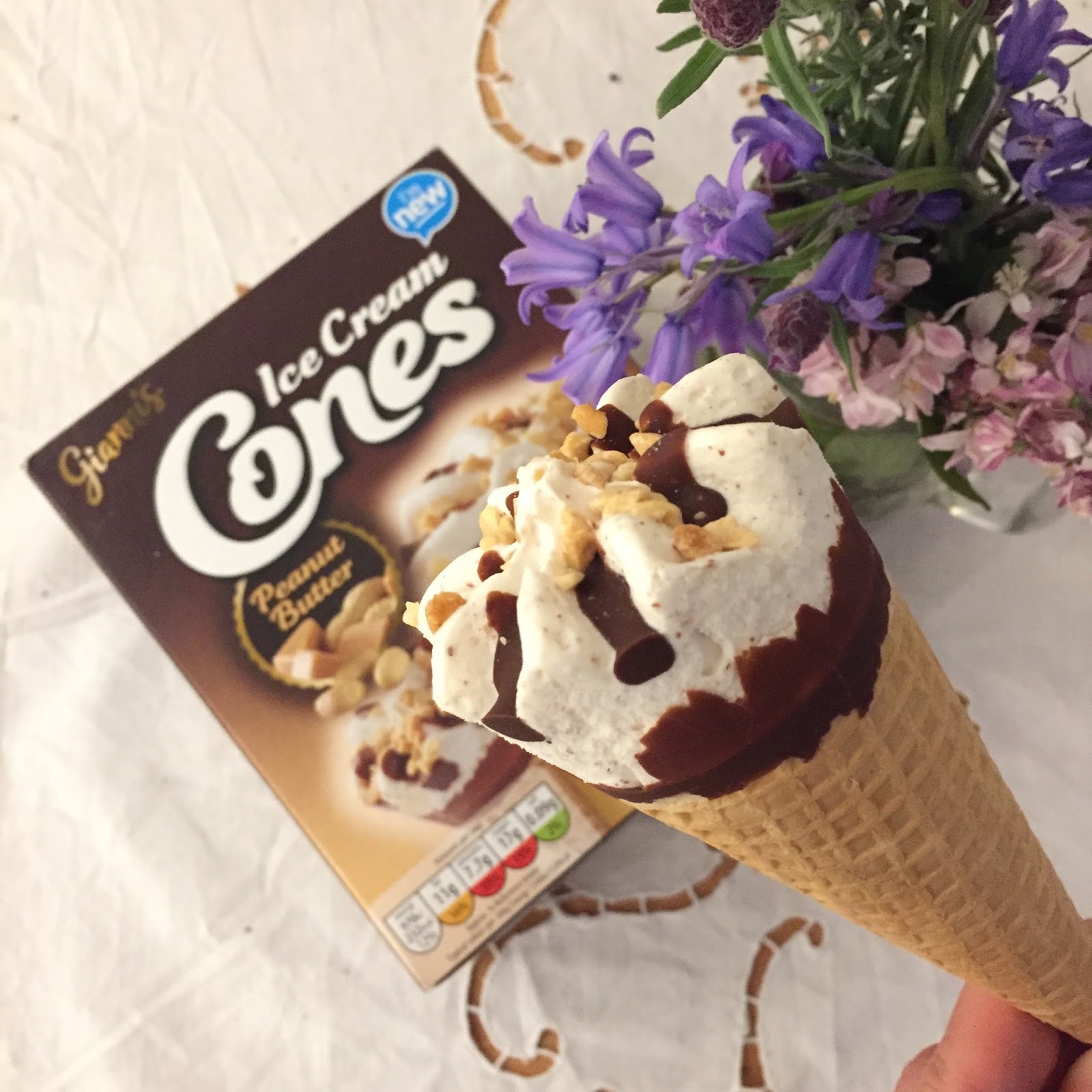 Archived Reviews From Amy Seeks New Treats Gianni's Limited Edition Peanut Butter Cones (ALDI)