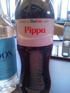 Pippa's Bottle of Diet Coke