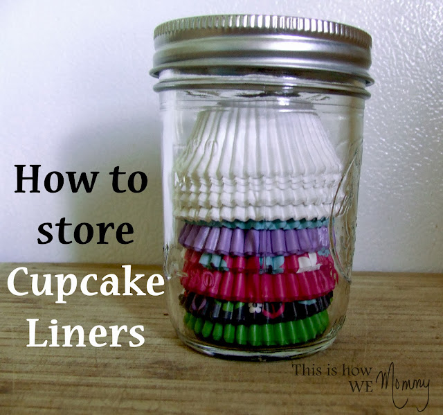 This is how we Mommy Tuesday's time out to... Organize!! Cupcake Liner