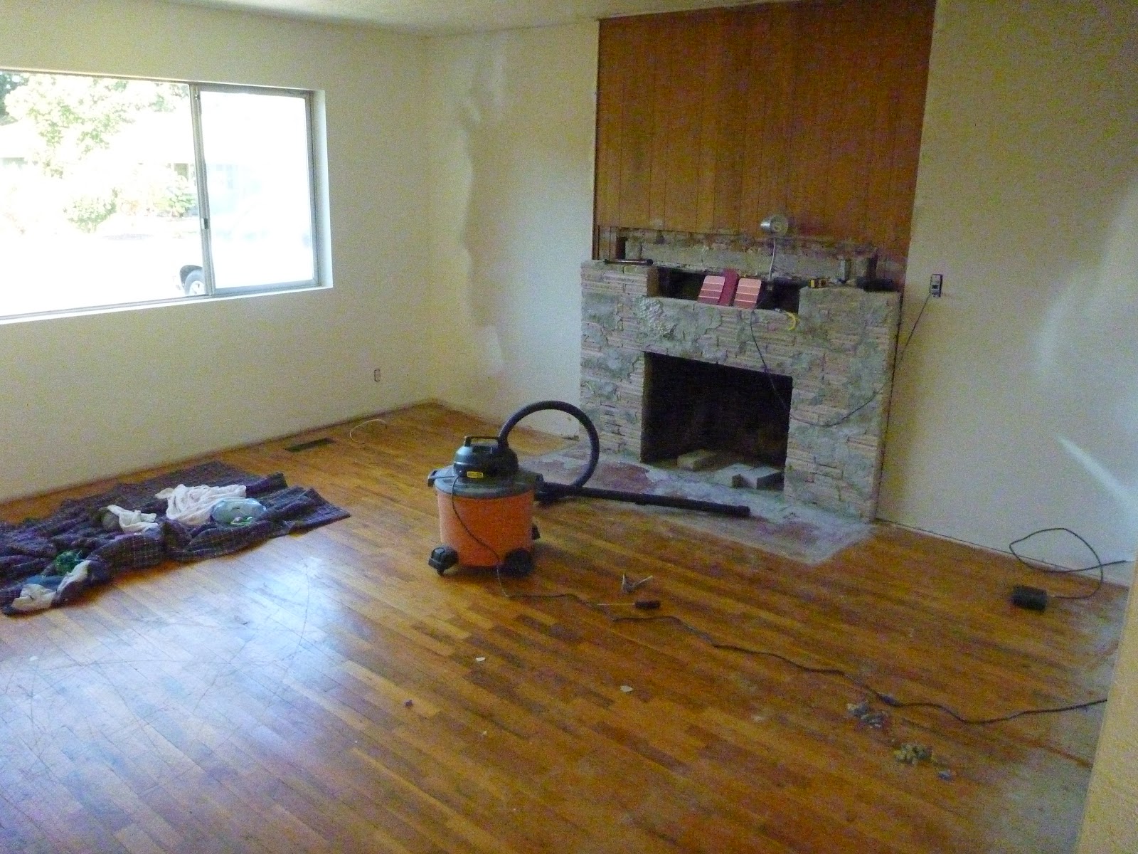 Little House in Oregon Refinishing Hardwood Floors