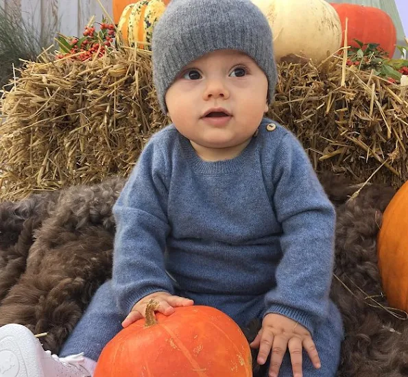 Crown Princess Victoria her son Swedish Prince Oscar, Duke of Skåne