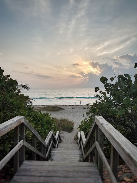 June beach, sunrise June beach, sunrise