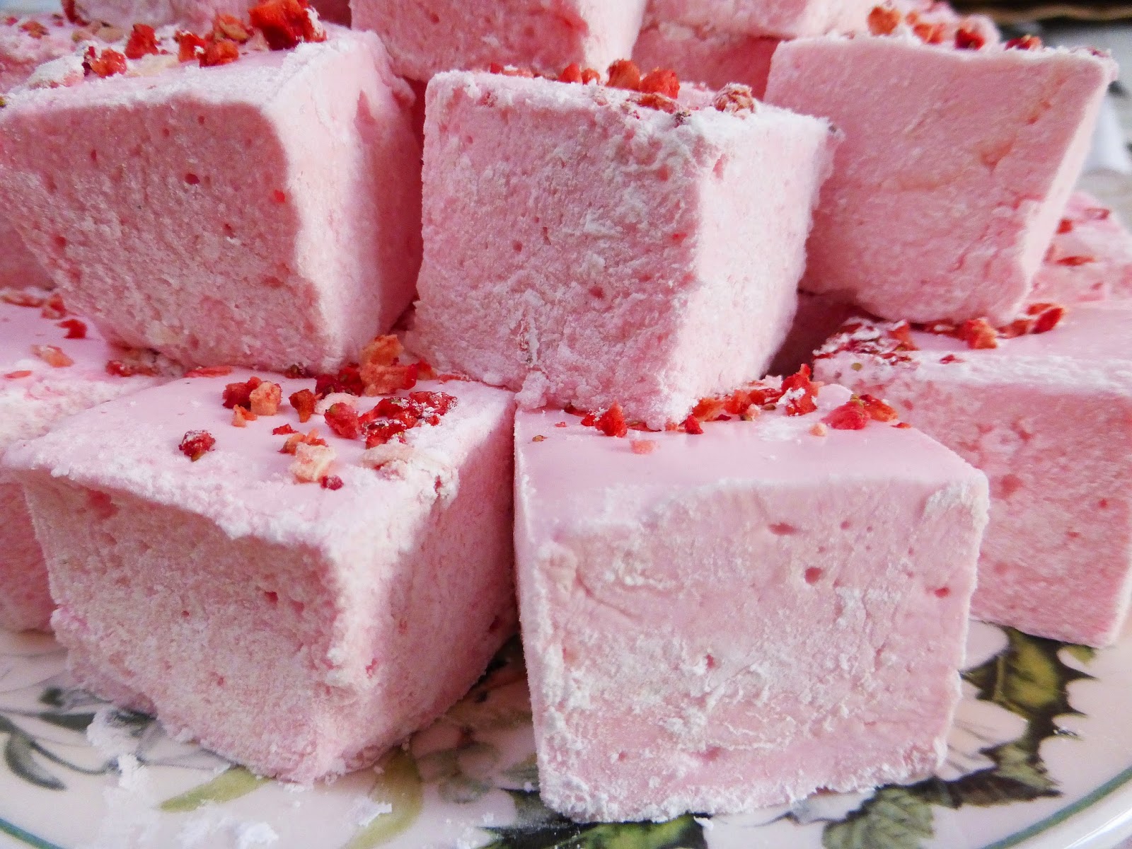 No Thermometer Strawberry Marshmallows Recipe