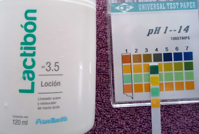 pH de Lactibon Locion
