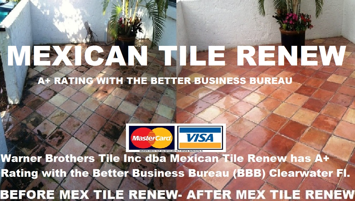 Mexican Tile And Grout Cleaning Mexican Tile Renew Sarasota Fl