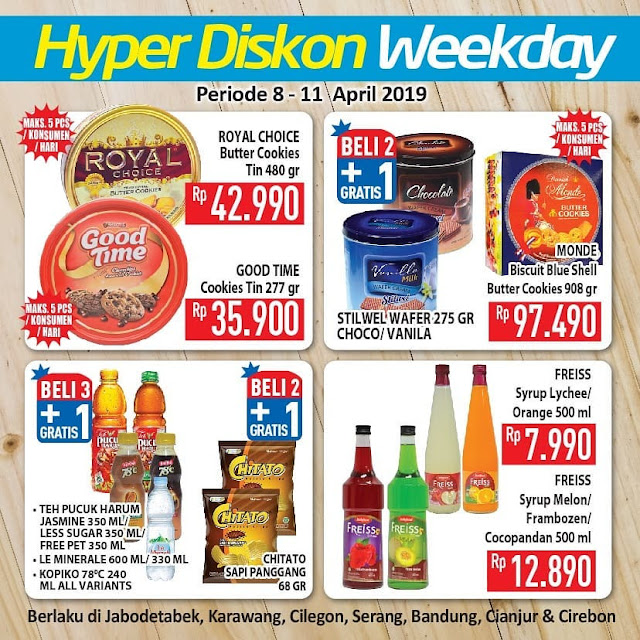 #Hypermart - #Promo #Katalog Hyper Diskon Weekday Periode 08 - 11 April 2019