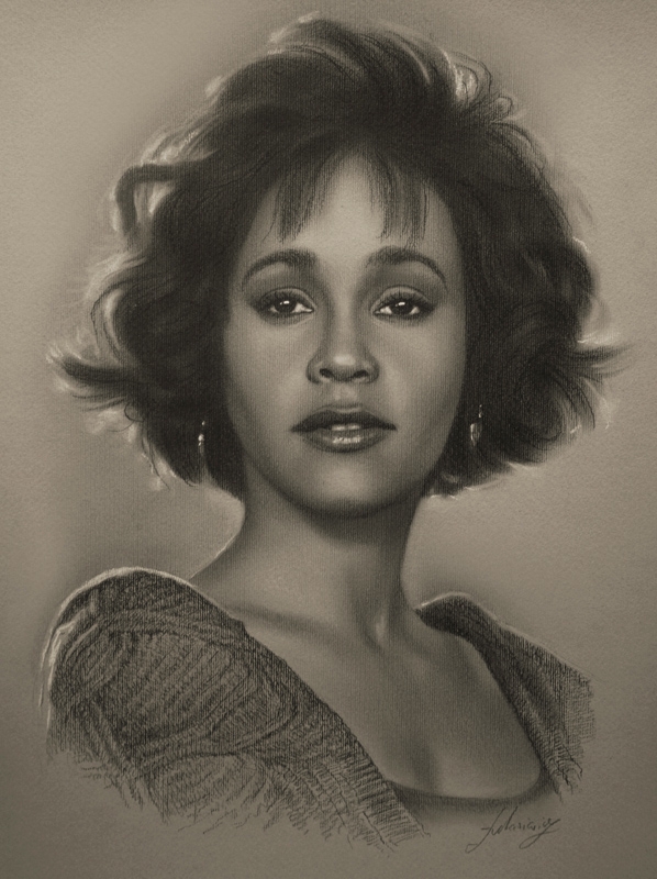 03-Whitney-Houston-krzysztof20d-Portrait-Drawings-with-a-few-Celebrities-www-designstack-co