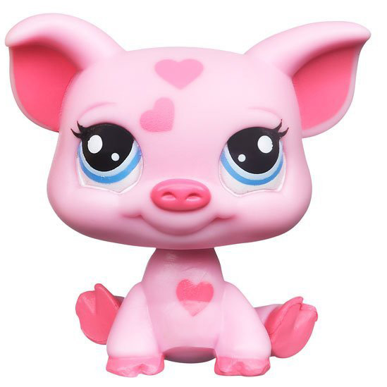 Littlest Pet Shop Pet Pairs Pig (2418) Pet LPS Merch