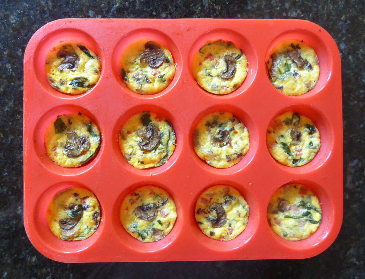 The Enchanted Tree: Crust-less Mini Quiche with freshly ground salt and ...