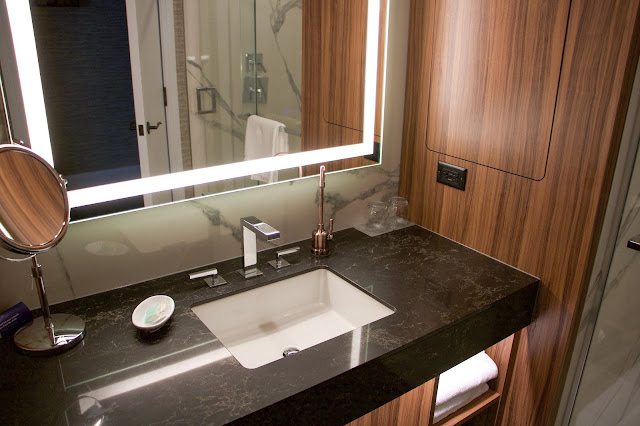 Renovated Washroom Hyatt Regency Calgary travel Alberta