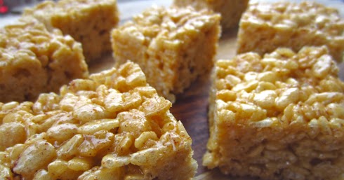Gluten Free Blondie: Recipe: Pumpkin Spice Rice Krispie Treats