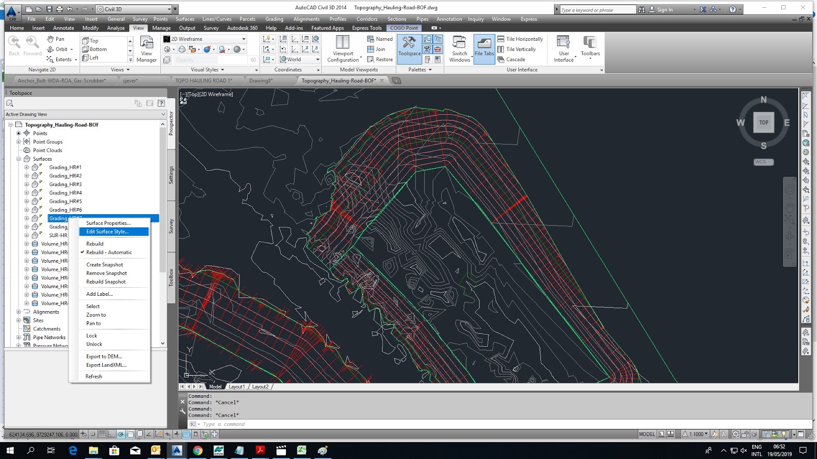 Linux , Java, DimCon & Surveyor Activities: Autocad Civil 3D 2014 ...