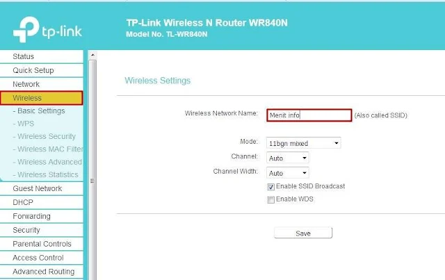 Cara Setting TP-Link TL-WR840N