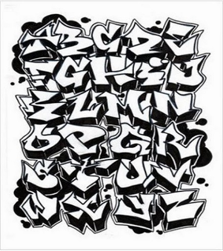 Graffiti Buchstaben In 3d Graffiti Schrift Und Bilder