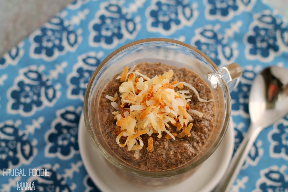 This delicious Coconut Mocha Chia Pudding combines fresh brewed chilled coffee with coconut milk, chia seeds, & cocoa for a delicious treat with a little bonus pick-me-up.