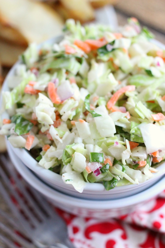 Mama Loves Food! Malt Vinegar Coleslaw Recipe