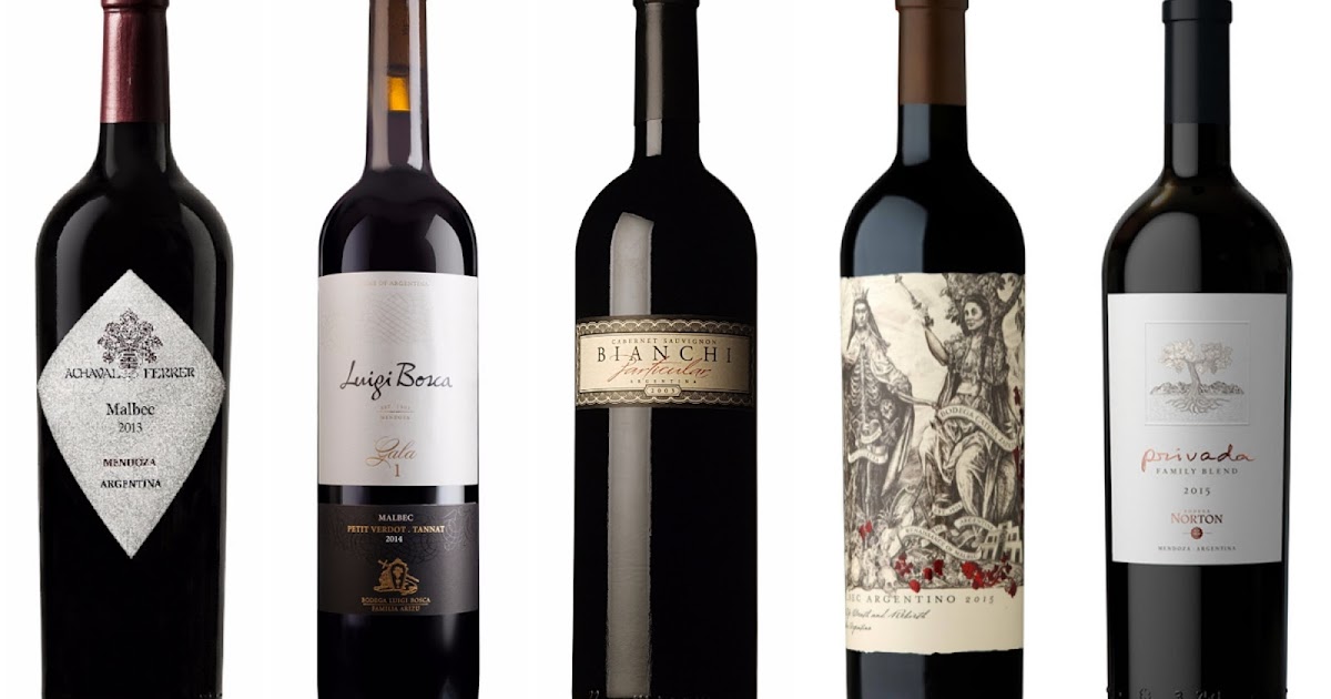 Cinco fantásticos vinos de Argentina de uva Malbec