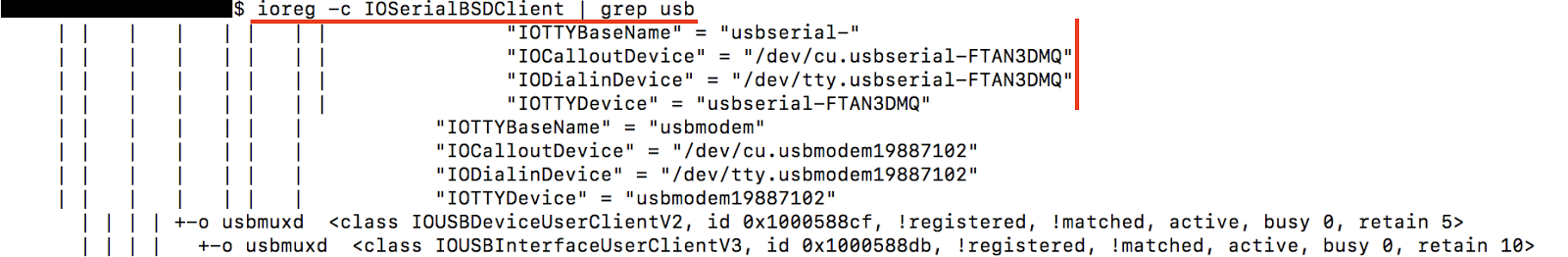 How-To:: USB-to-Serial on OS X/macOS - an Example
