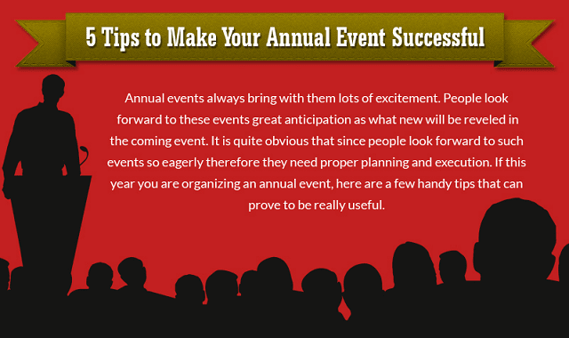 5 Tips to Make your Annual Event Successful