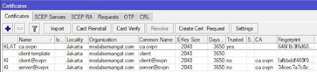 Cara Setting OpenVPN Di MikroTik