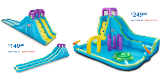 Little Tikes Racing Slides Waterslide $149, Little Tikes Obstacle ...