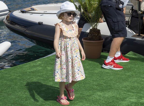 Prince Albert, Prince Jacques and Princess Gabriella. Gareth Wittstock, participated in the race. The race end at the Yacht Club de Monaco