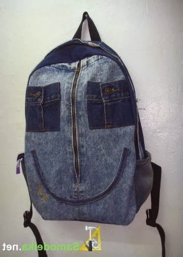 Как сшить рюкзак из джинс. backpack of jeans