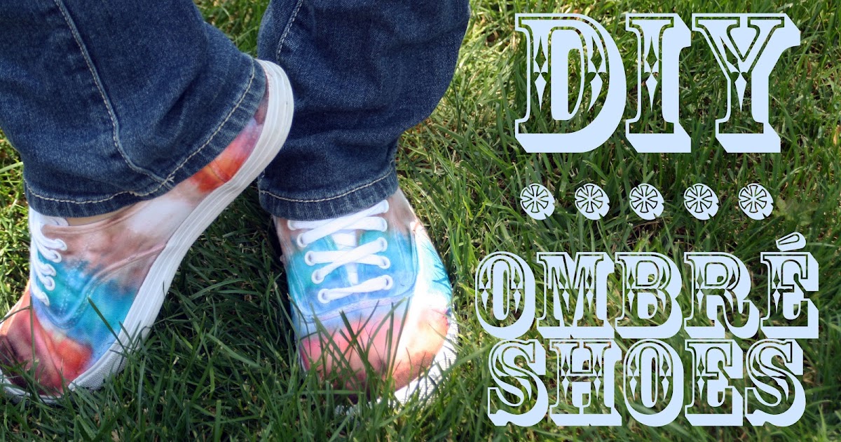 Ave Renee: DIY: Ombre Canvas Shoes with Sharpies