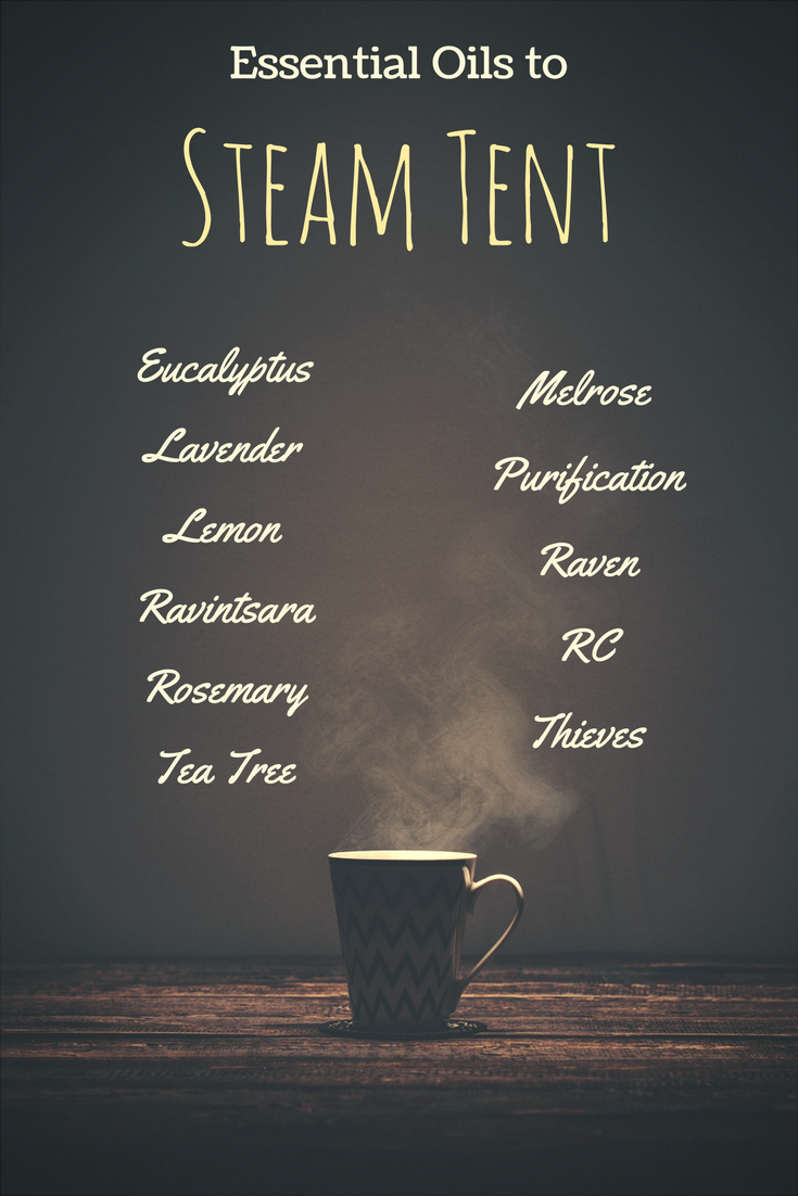 It Really Is This Easy Steam Tent with Essential Oils