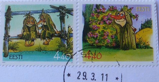 postcard love Estonian Song Festival, national awakening and Tallinn