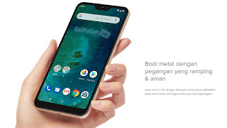 Xiaomi Mi A2 Lite (Redmi 6 Pro) - Spesifikasi Lengkap Smartphone